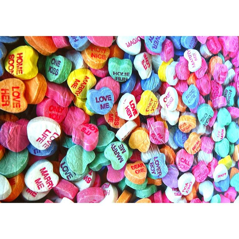 CANDY HEARTS LOVE Backdrop Hire 3.6mW x 2.4mH Melbourne